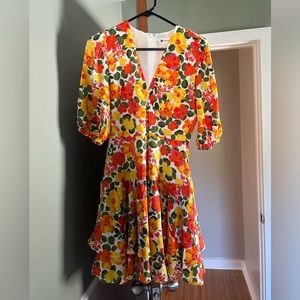 WORN ONCE | Impeccable Pig floral dress.  Size small.